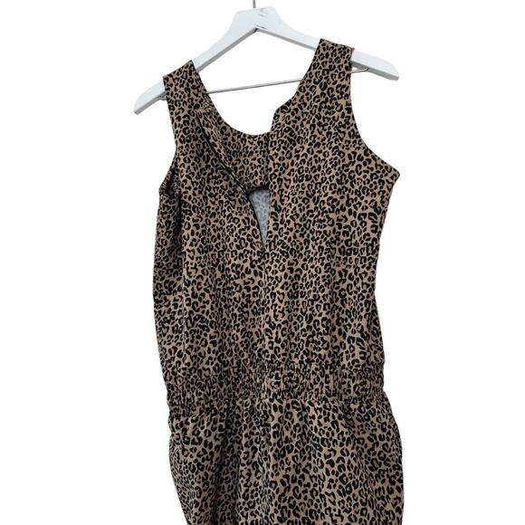 Albion Fit Cheetah/Leopard Tank Romper Size Medium - Picture 5 of 9